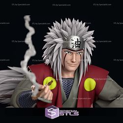 Jiraiya The Legendary Sannin STL Files 3D Model