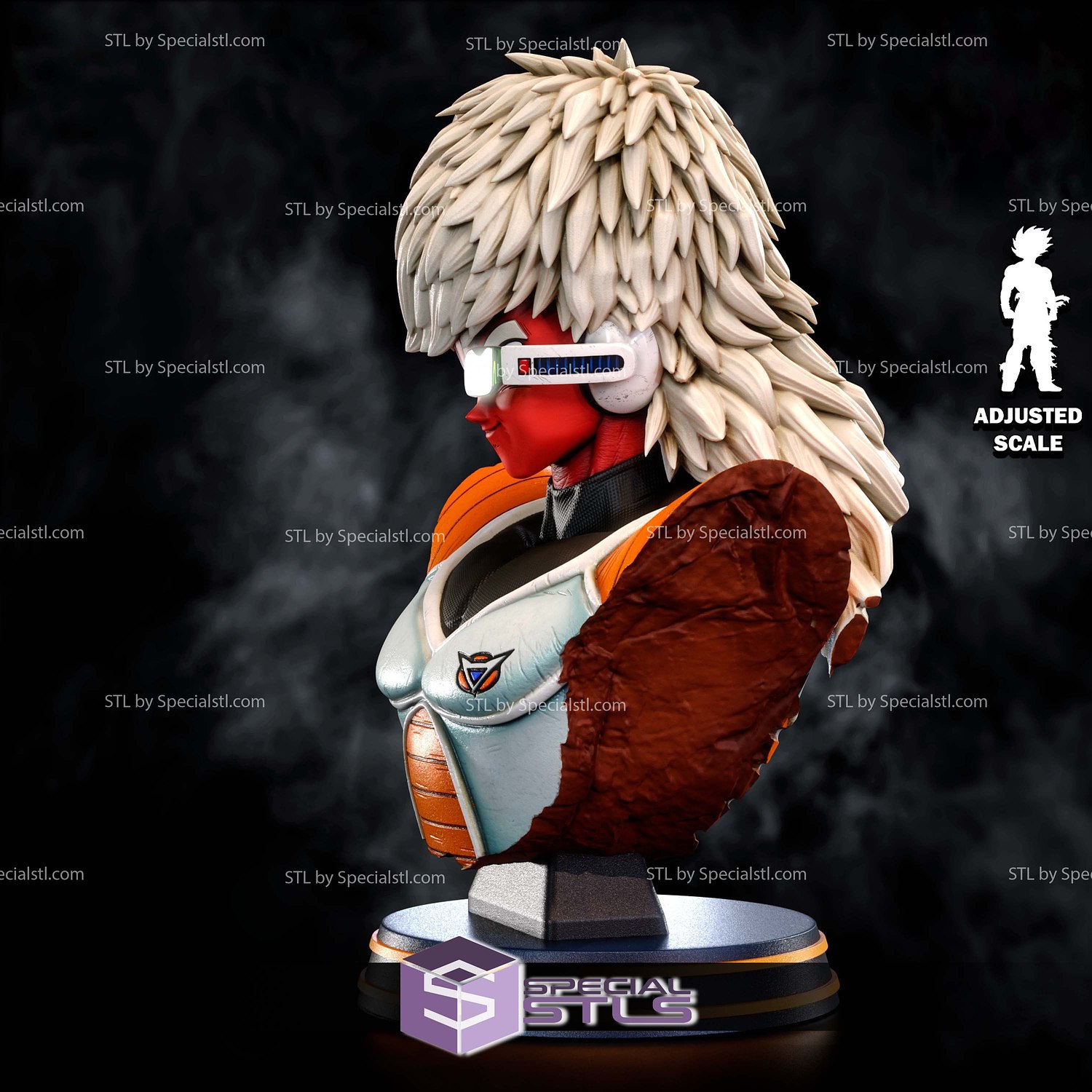 Jeice Ginyu Force Bust 3D Printer Files STL Model — view 2