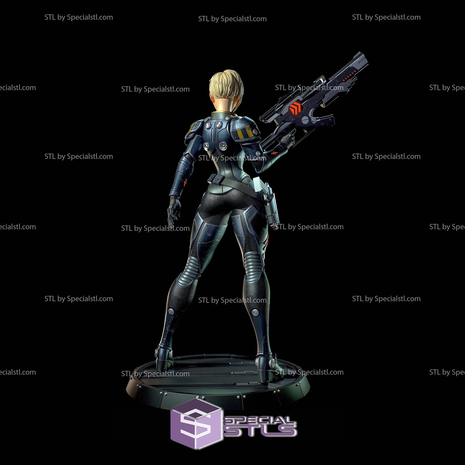 Sergeant Calhoun Disney 3D Print Files STL Model — view 2