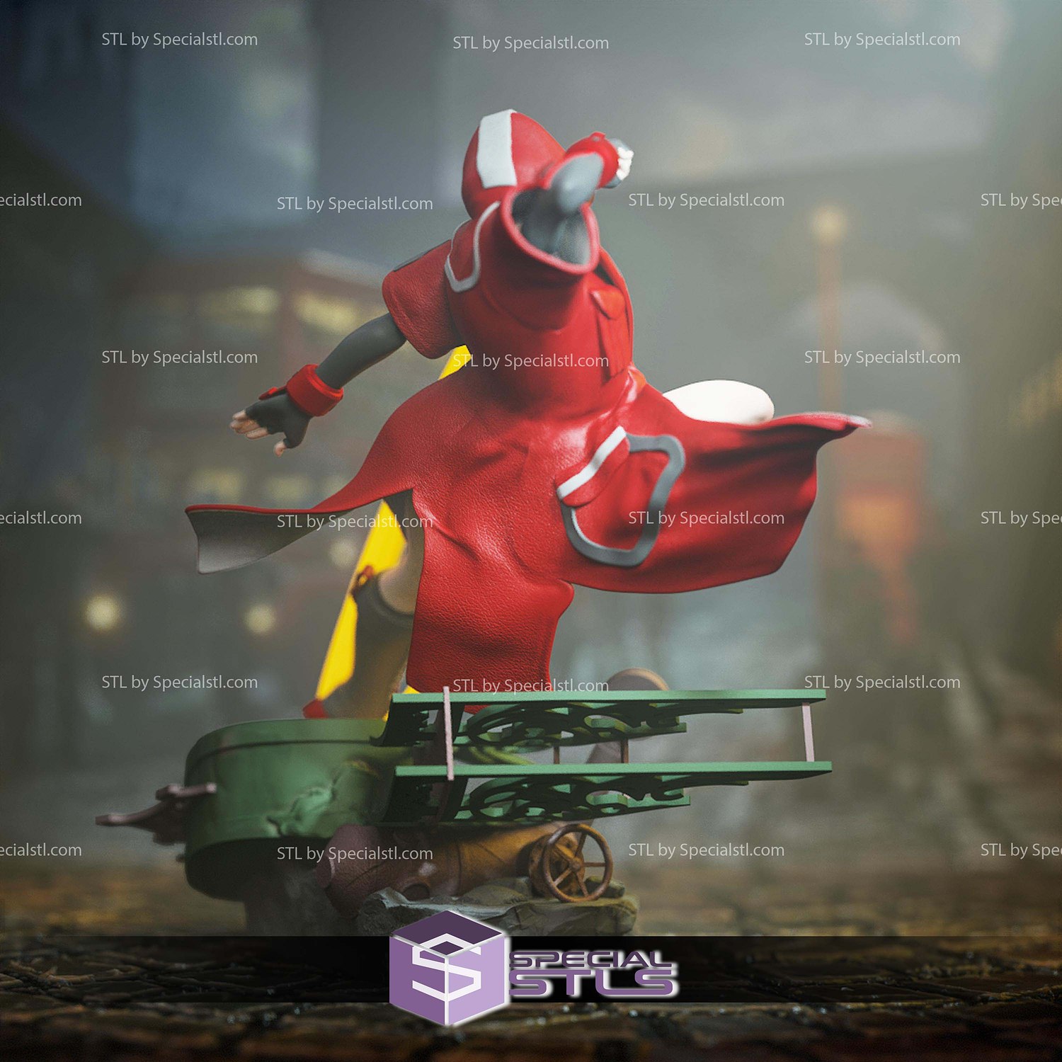 Cammy SF6 Outfit 3 STL Files 3D Model — view 2