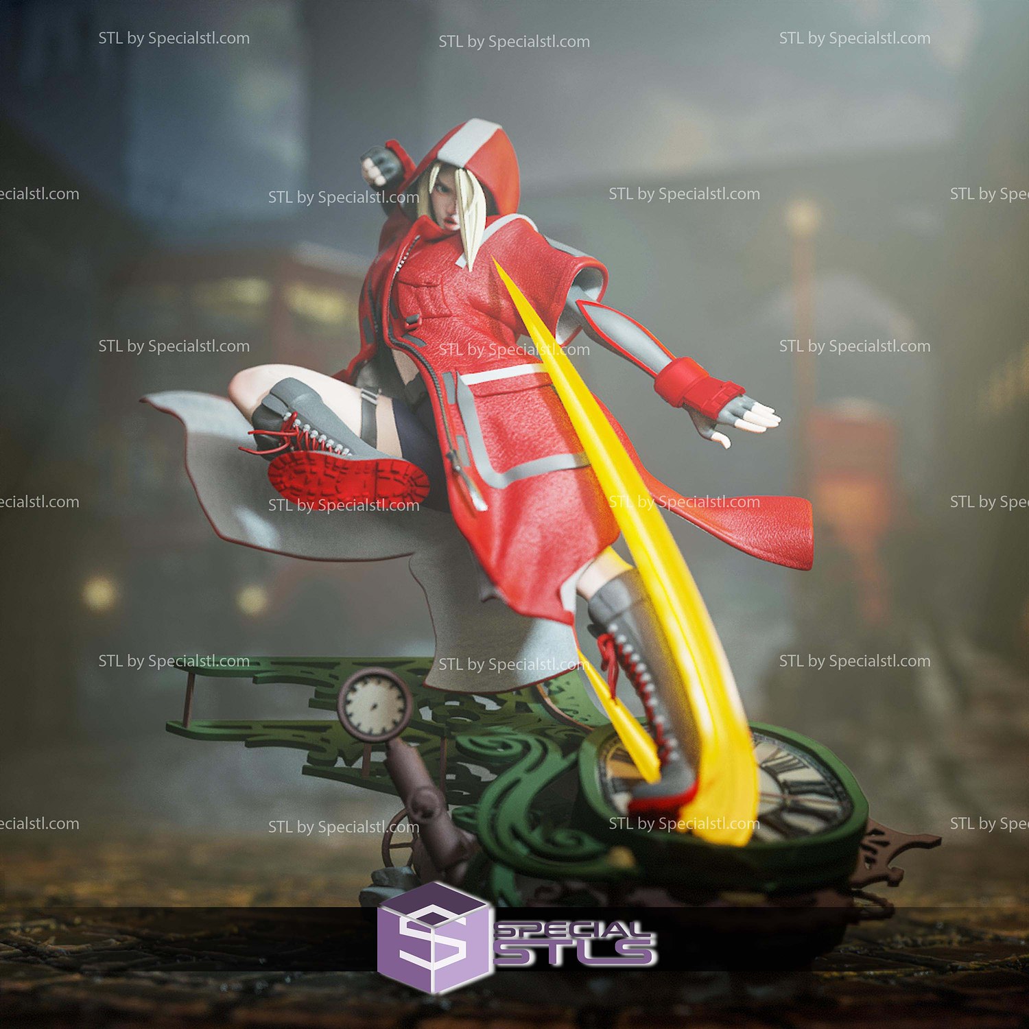 Cammy SF6 Outfit 3 STL Files 3D Model — view 4
