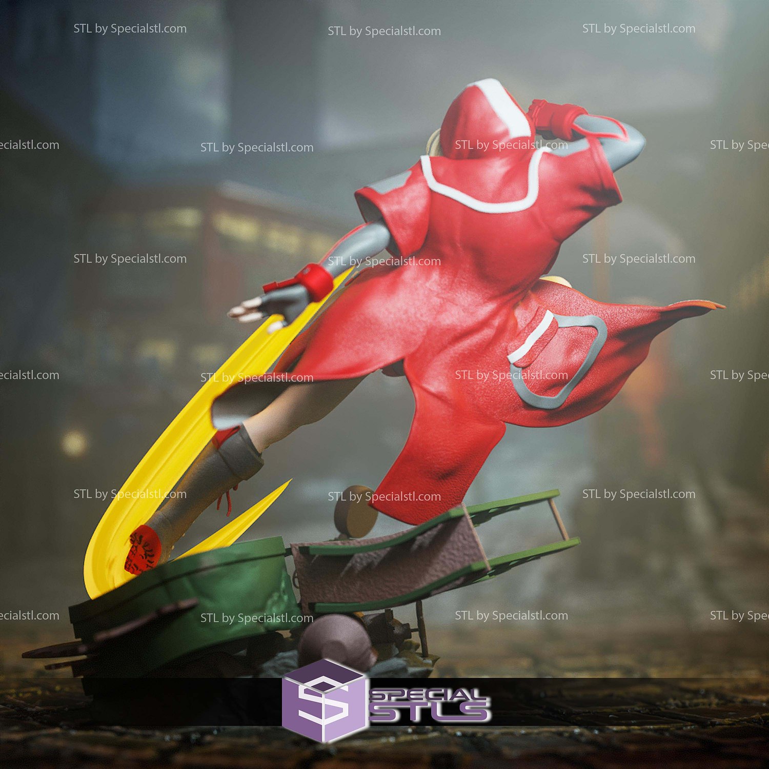 Cammy SF6 Outfit 3 STL Files 3D Model — view 5
