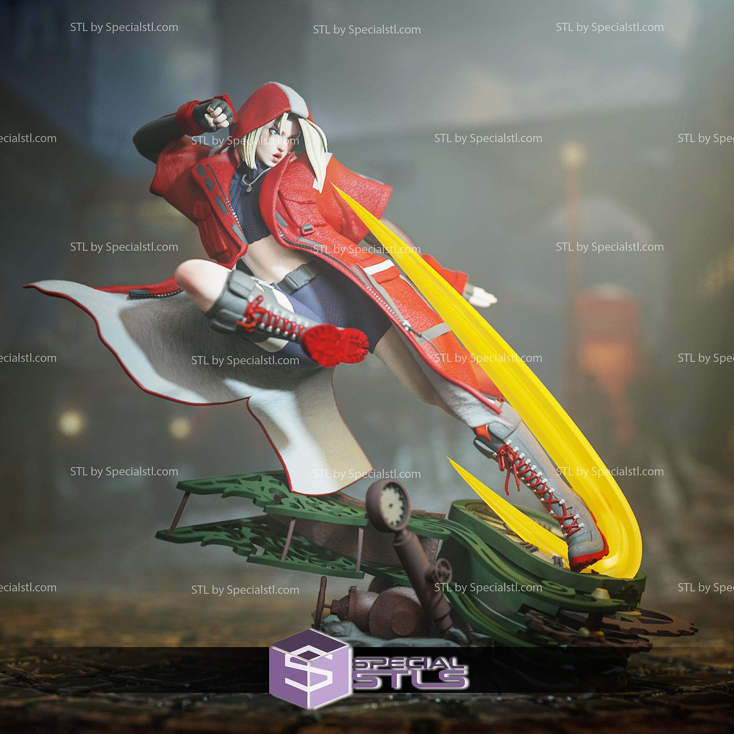 Cammy SF6 Outfit 3 STL Files 3D Model — view 8