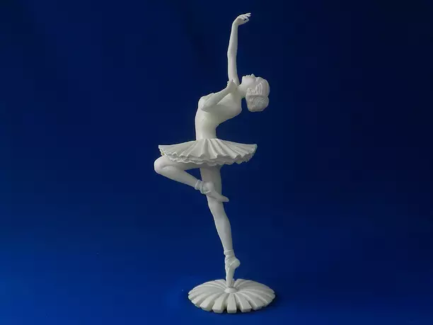 Ballerina figurine of 3D STL Model