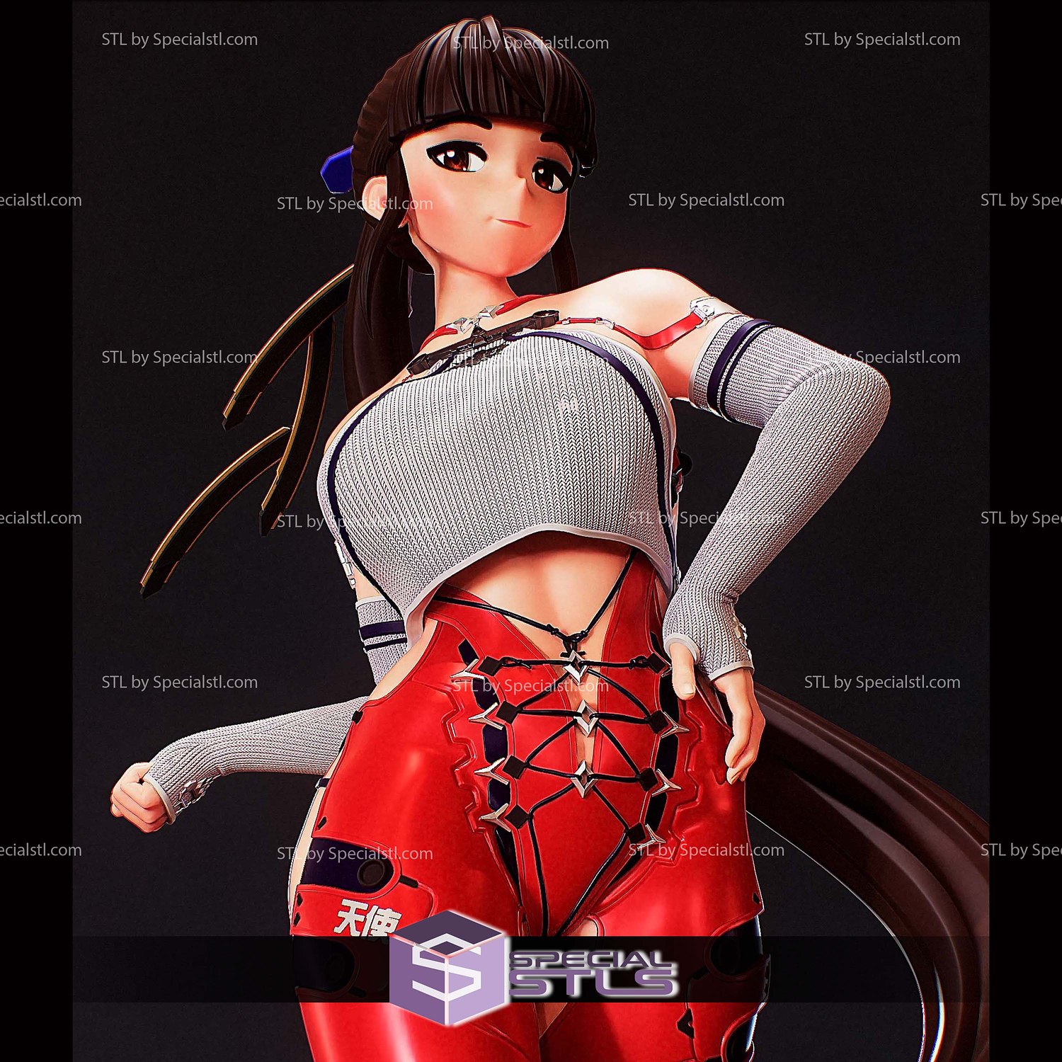 Eve Stellar Blade Normal Outift 3D Printer Files STL Model — view 3