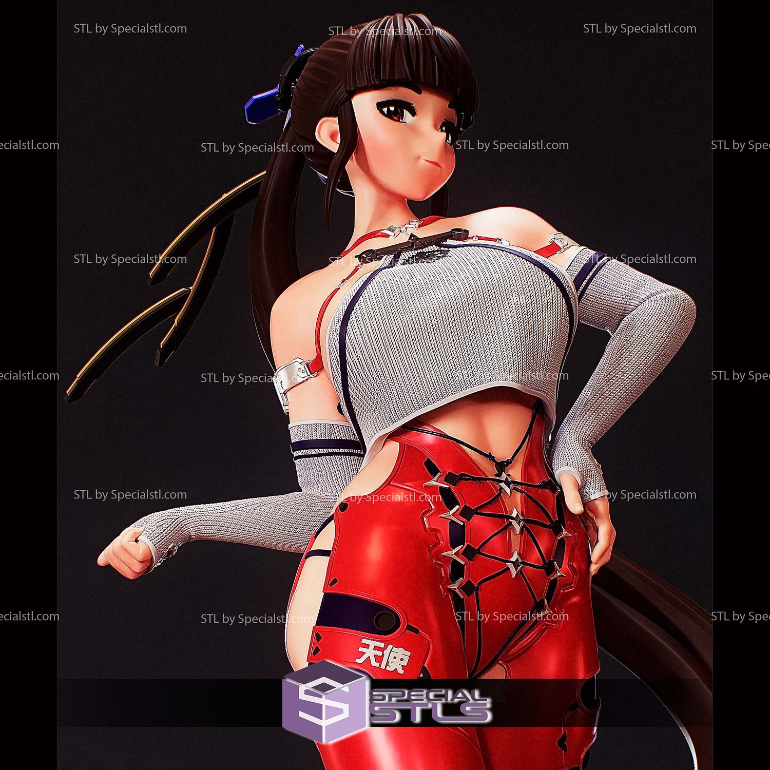 Eve Stellar Blade Normal Outift 3D Printer Files STL Model — view 5