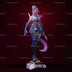 Psylocke Marvel Rival Skin 3D Printer Files STL Model