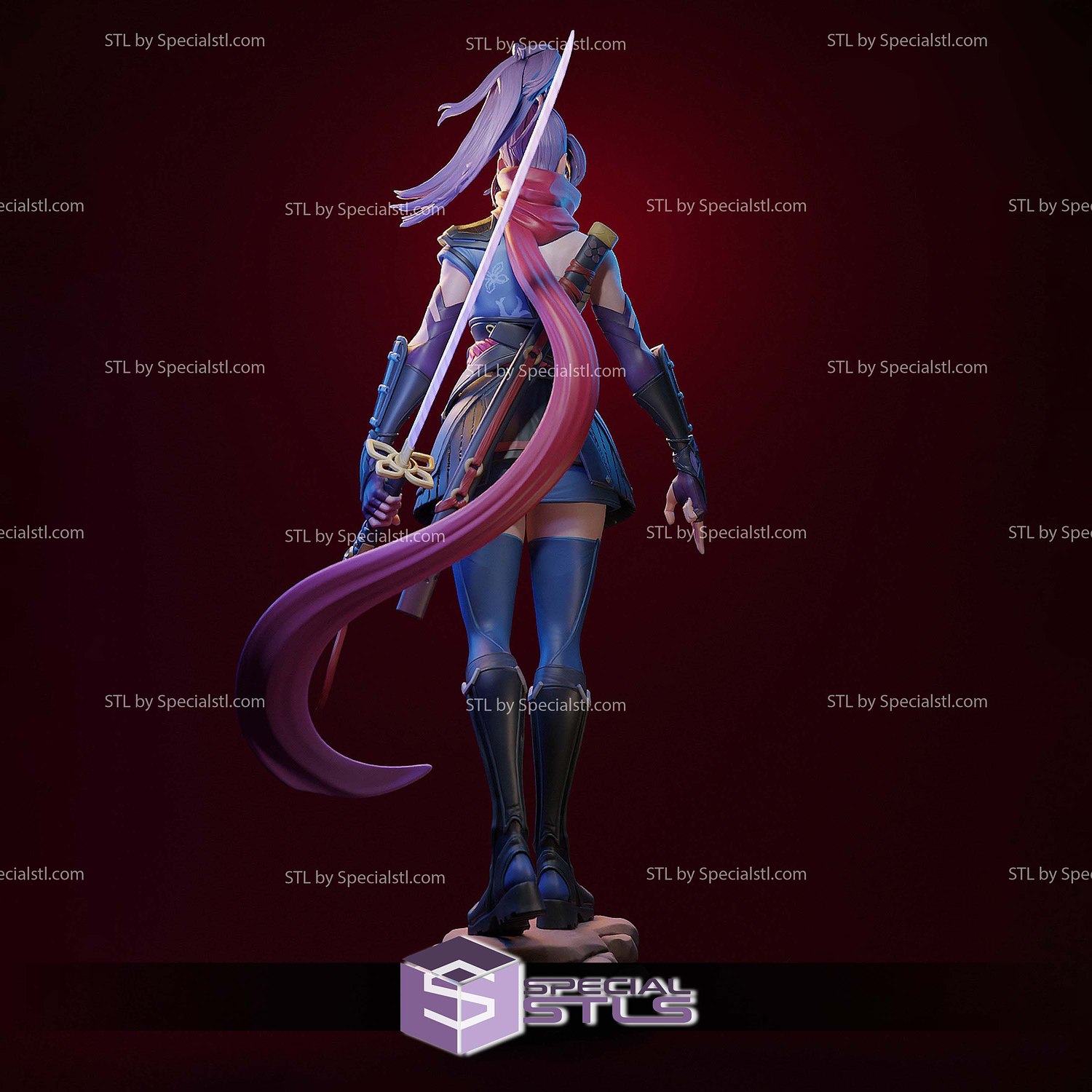 Psylocke Marvel Rival Skin 3D Printer Files STL Model — view 2