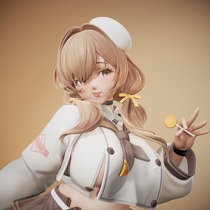Nikke Bready 3D STL Model — view 3