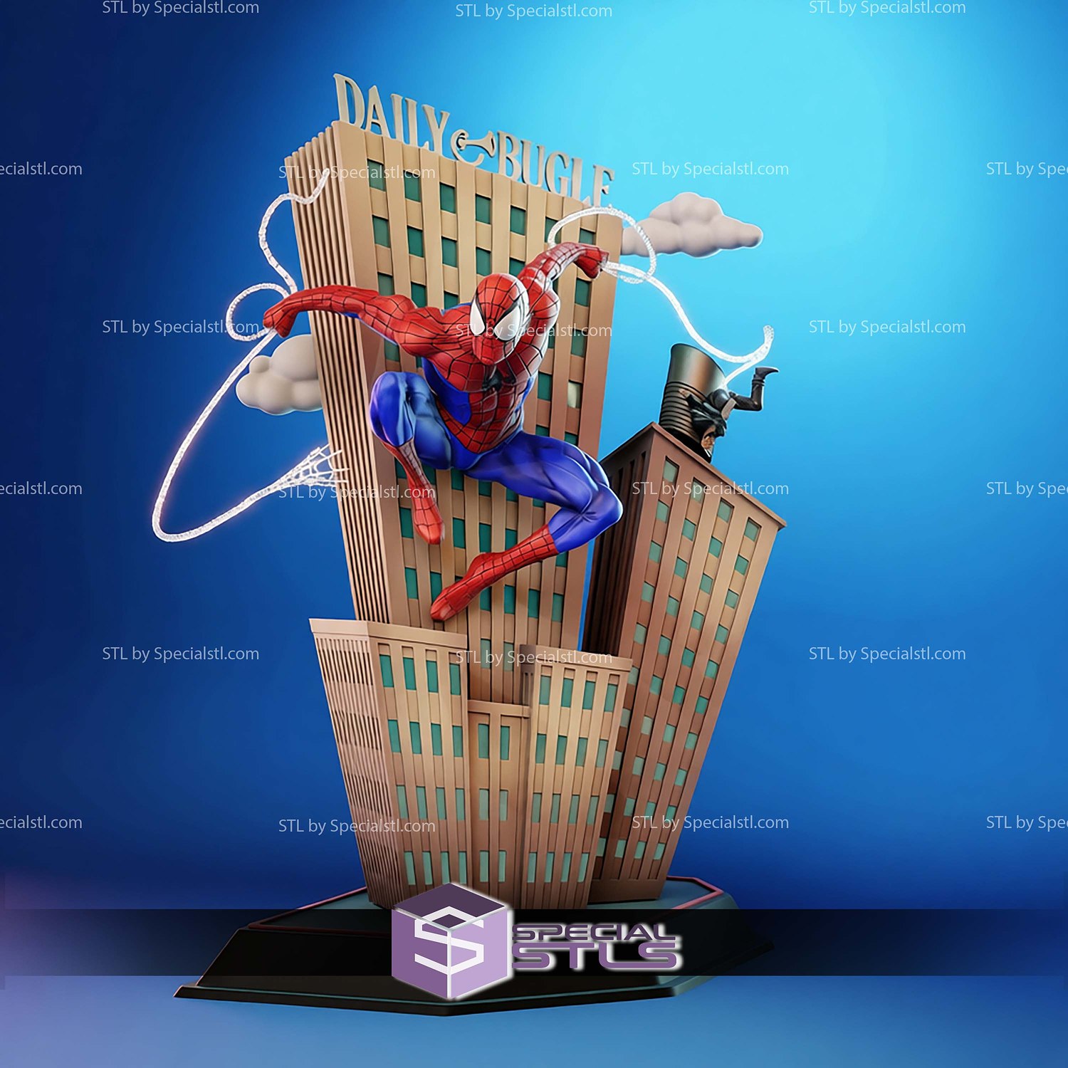 Spiderman The Animated Series STL Files 3D Model — view 3