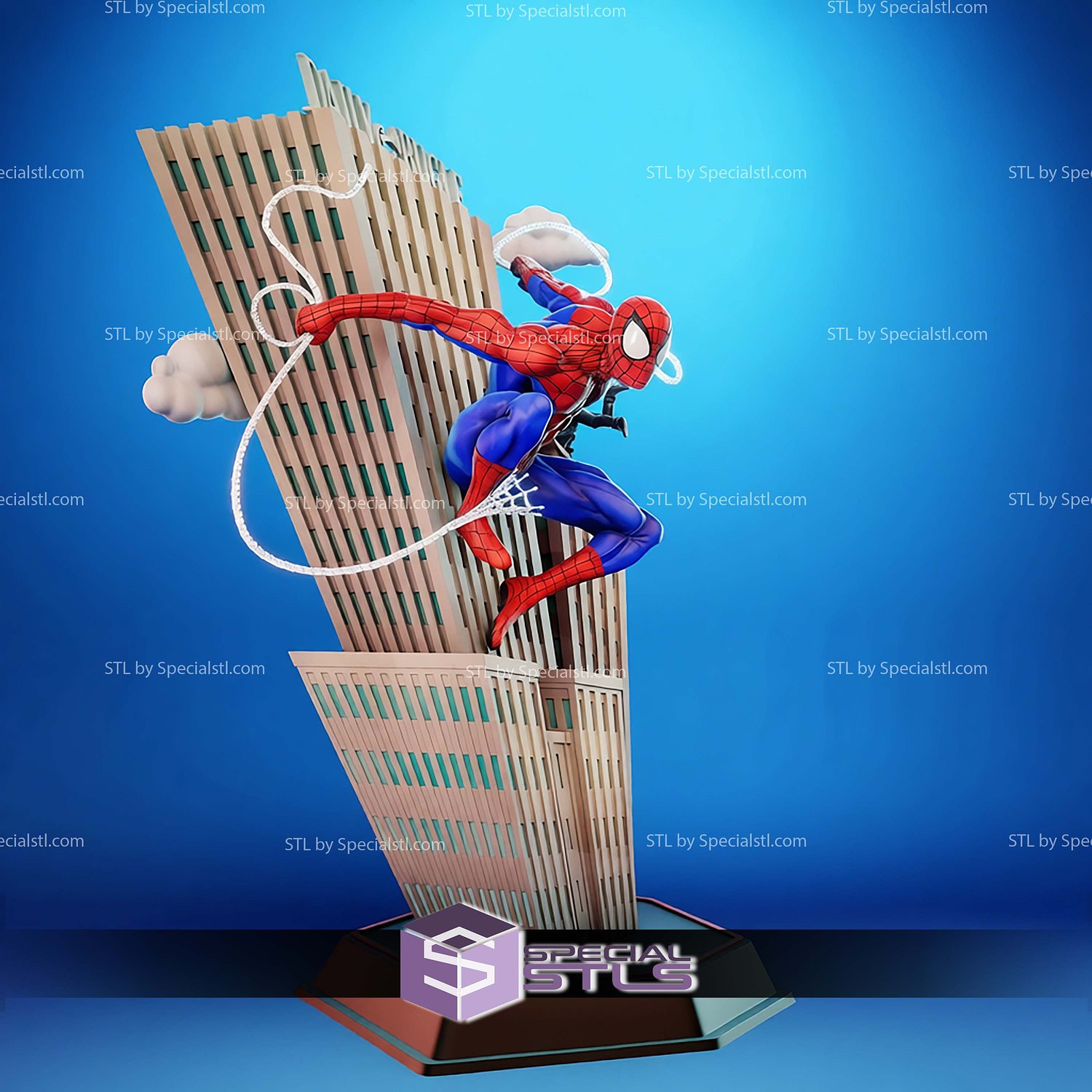 Spiderman The Animated Series STL Files 3D Model — view 7