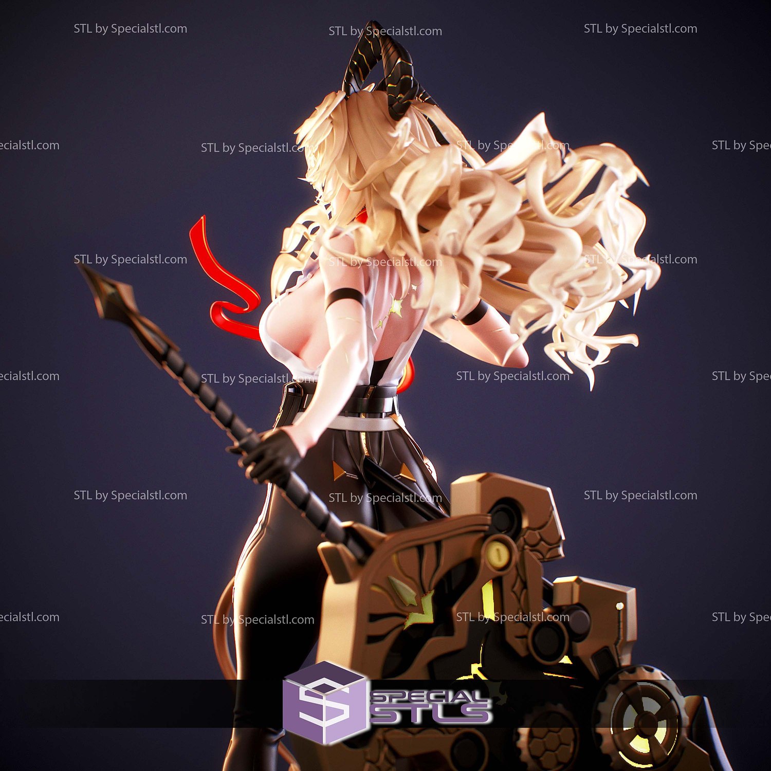 Zani Gear Base STL Files 3D Model — view 4