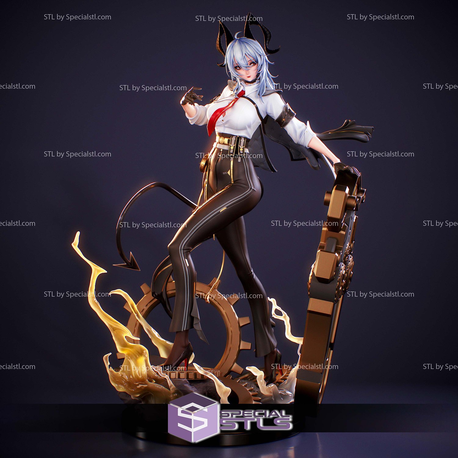 Zani Gear Base STL Files 3D Model — view 6