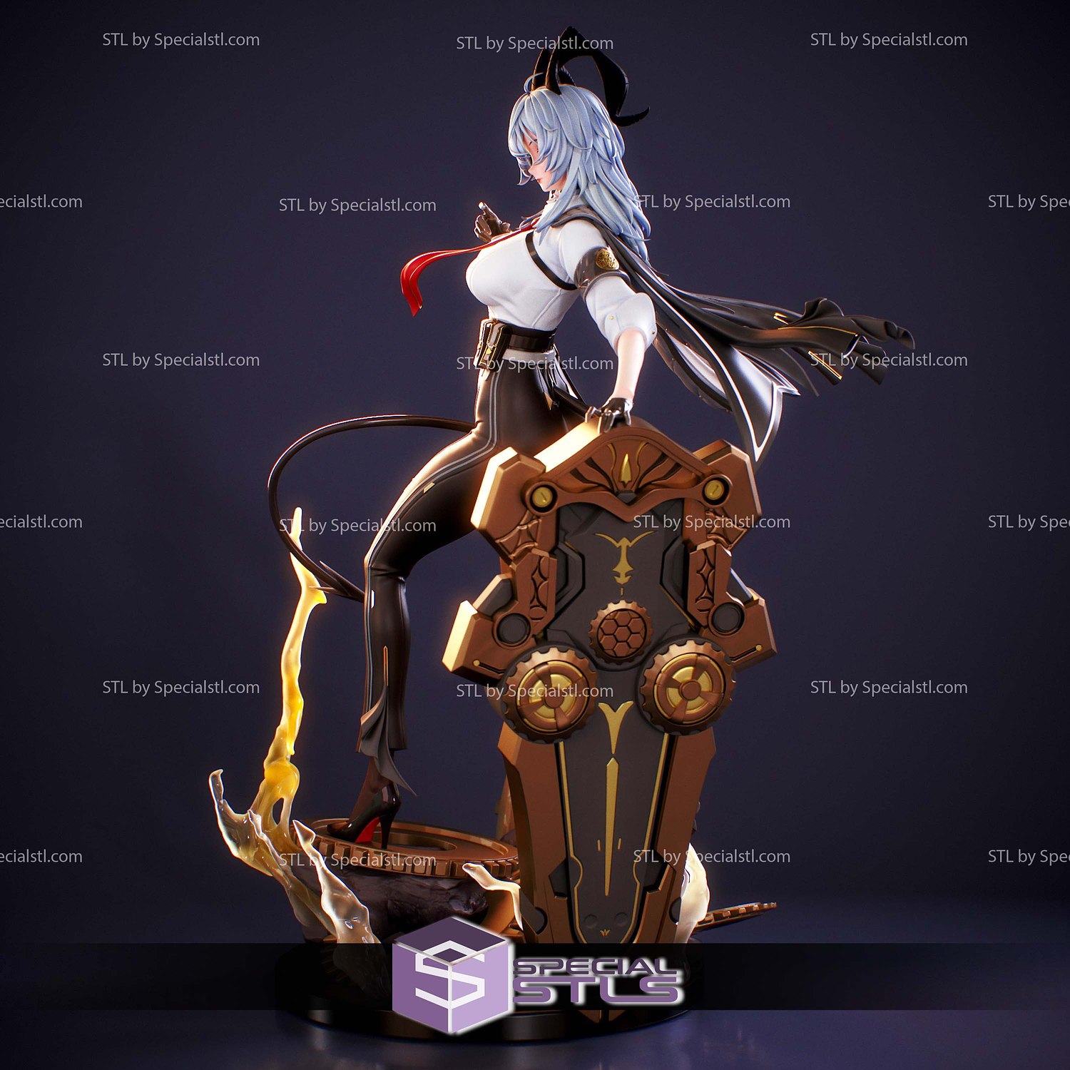 Zani Gear Base STL Files 3D Model — view 7