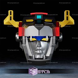 Cosplay STL Files Legendary Voltron Mask 3D Model
