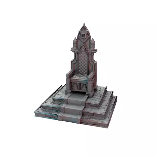 Badvibesthrone II - Resin Miniature Figurine 3D STL Model