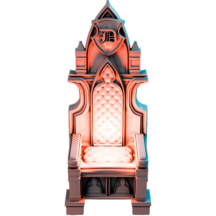 Badvibesthrone II - Resin Miniature Figurine 3D STL Model — view 3