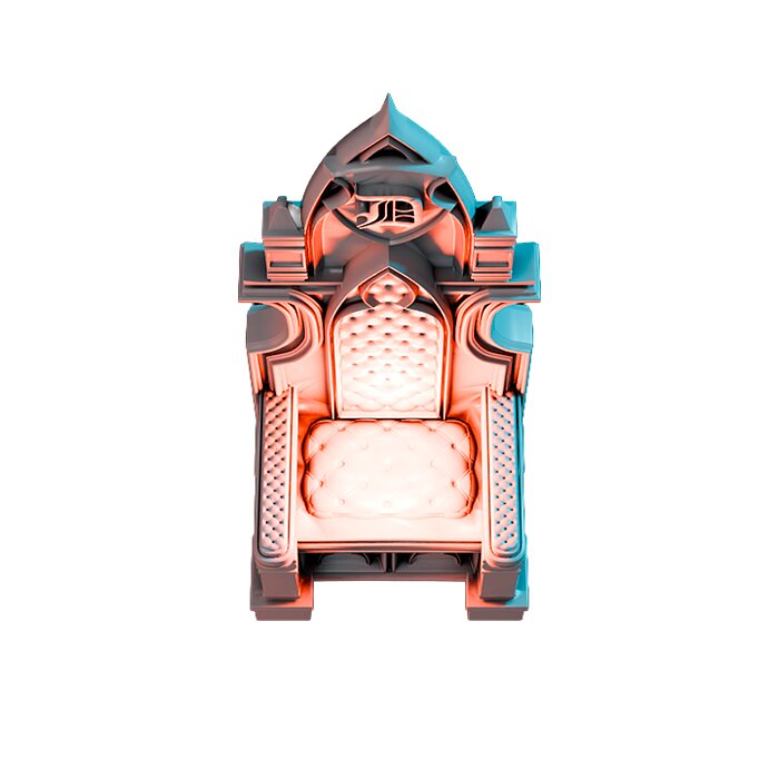 Badvibesthrone II - Resin Miniature Figurine 3D STL Model — view 6