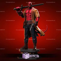 Hellboy Sword and Gun STL Files 3D Model