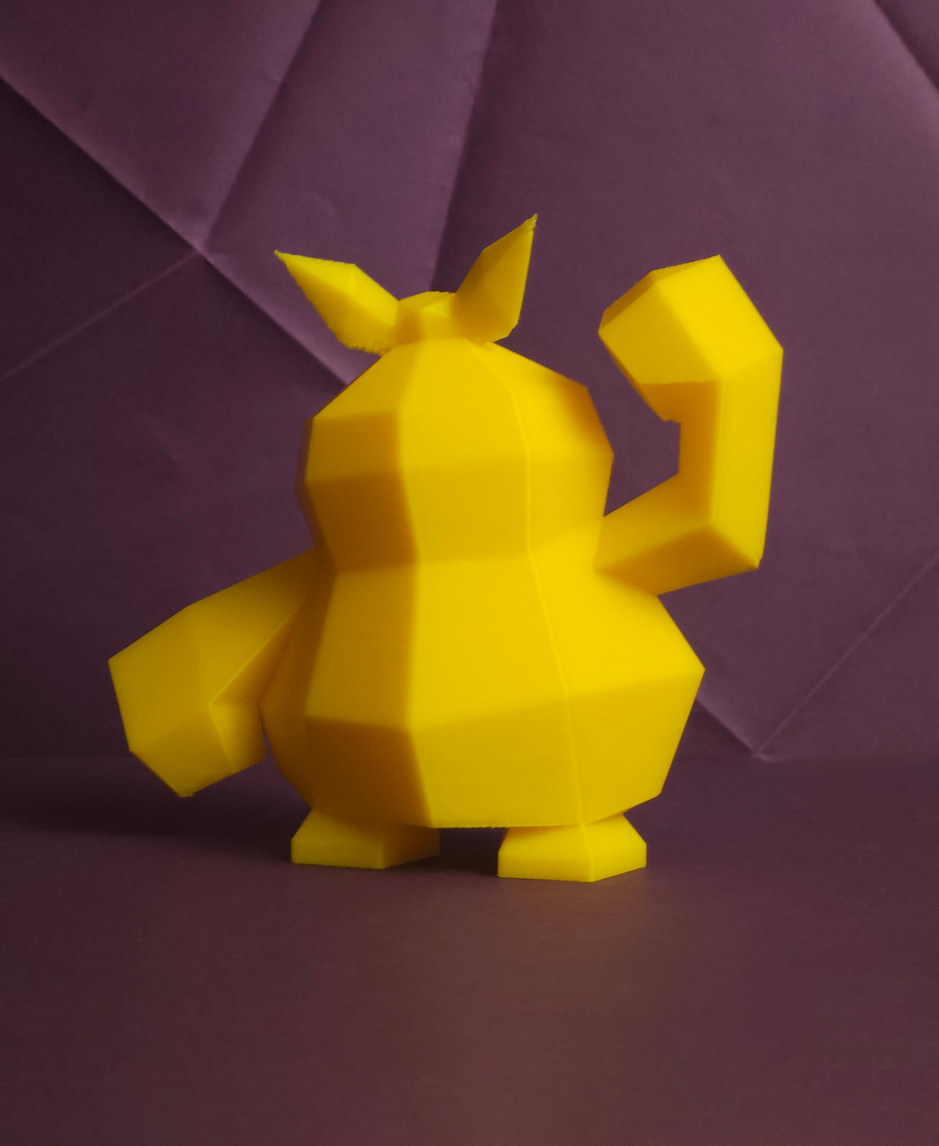 Makuhita Low Poly Pokemon 3D STL Model — view 4