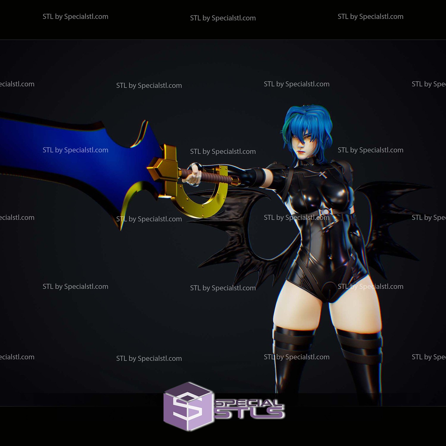 Xenovia Quarta Highschool DxD STL Files 3D Model — view 2