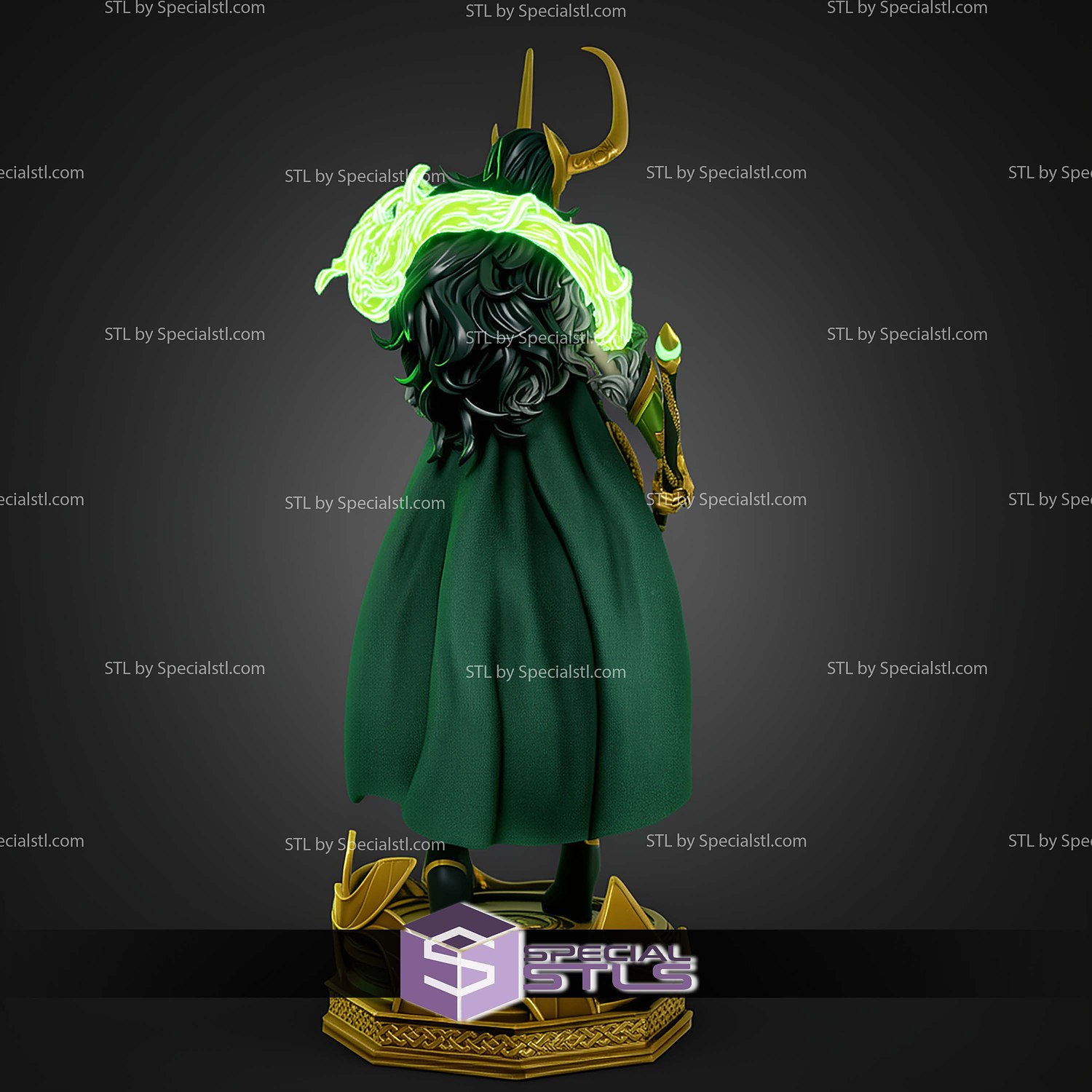 Lady Loki Marvel Rivals Sexy STL Files 3D Model — view 5