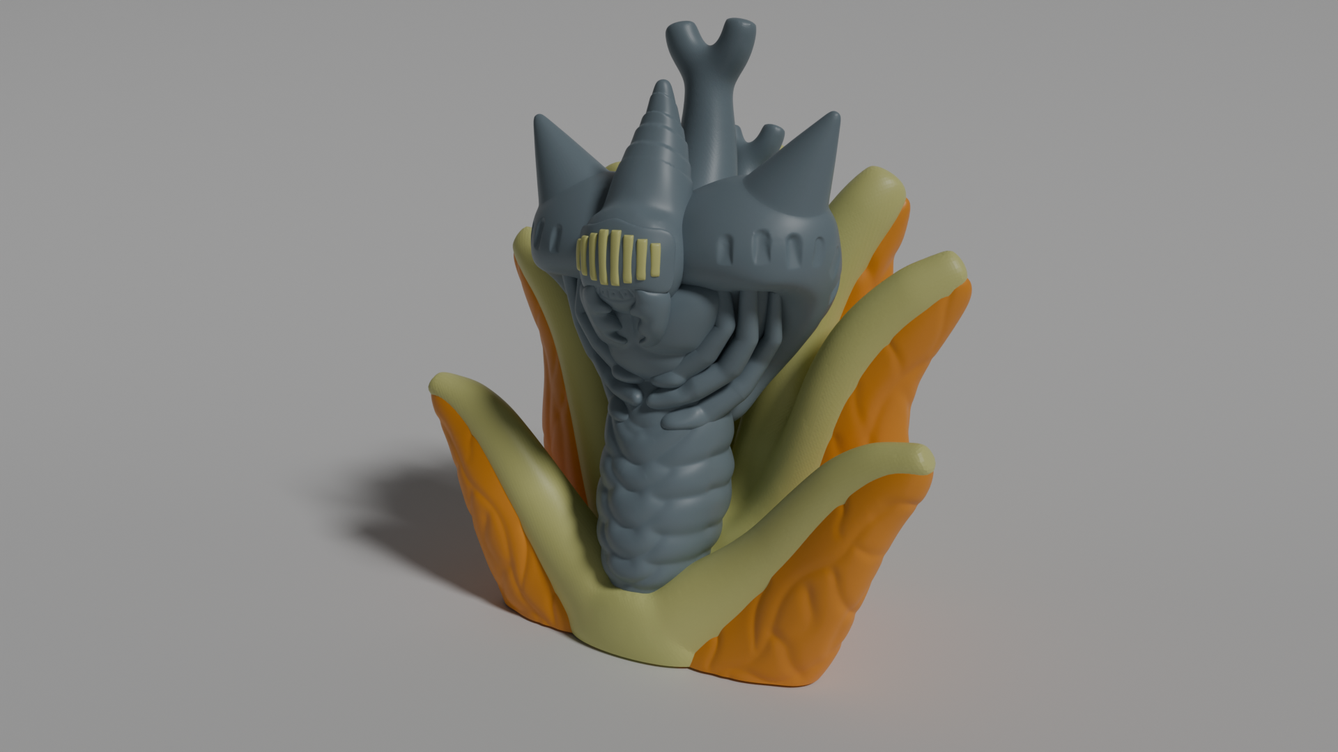 7 tails chomei from Naruto (no support, 3mf included) 3D STL Model
