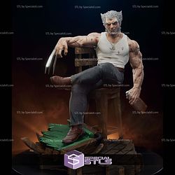 Logan on Chair 1-6 STL Files 3D Model