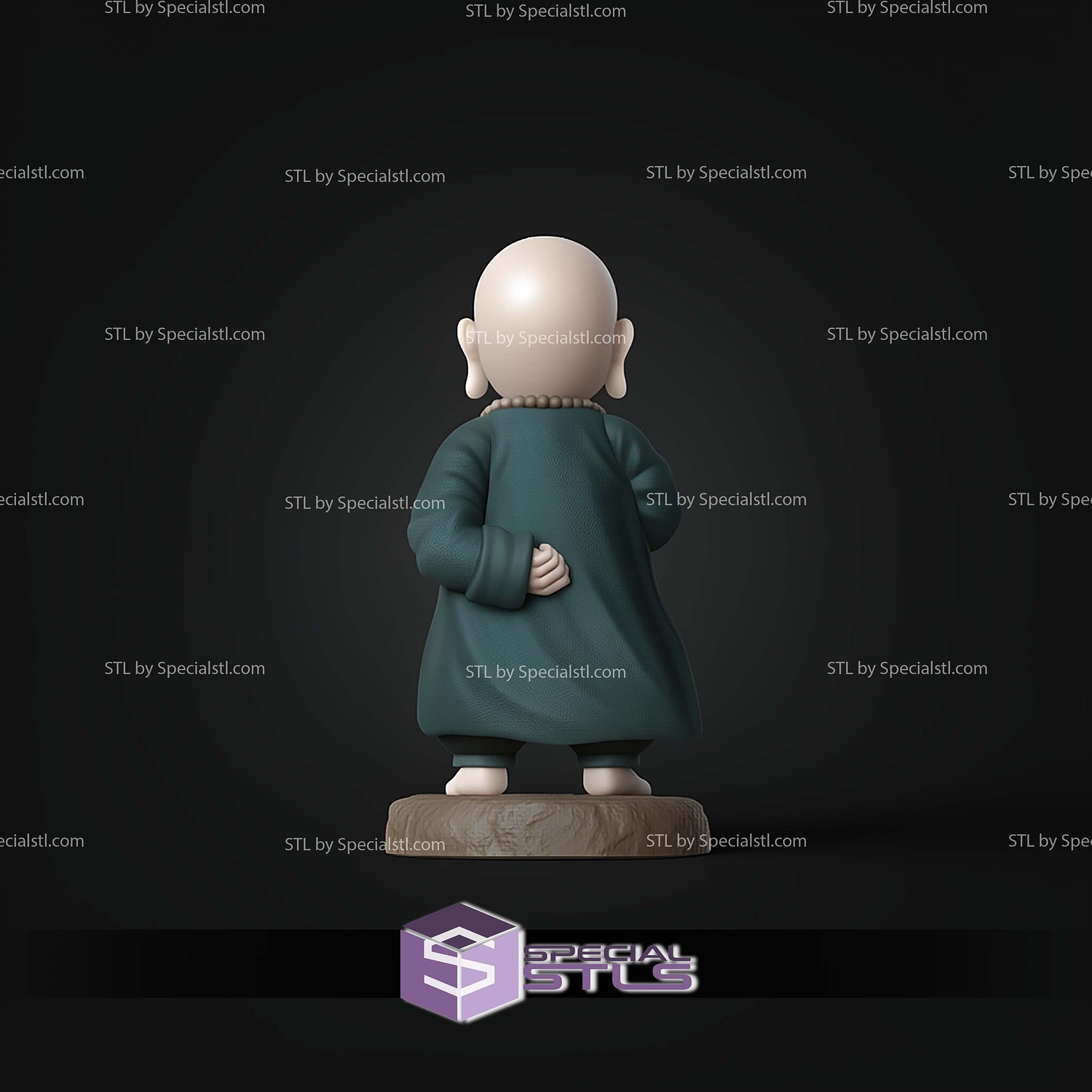 Buddha Kid Black Myth Wukong STL Files 3D Model — view 5