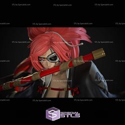 Baiken Guilty Gear Holding Sword 3D Printer Files STL Model