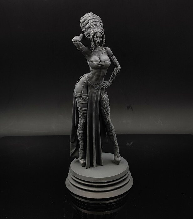 Scream Queens Frank s Bride  STL Printable 3D Model — view 7