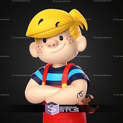 Dennis the Menace Comics STL Files 3D Model