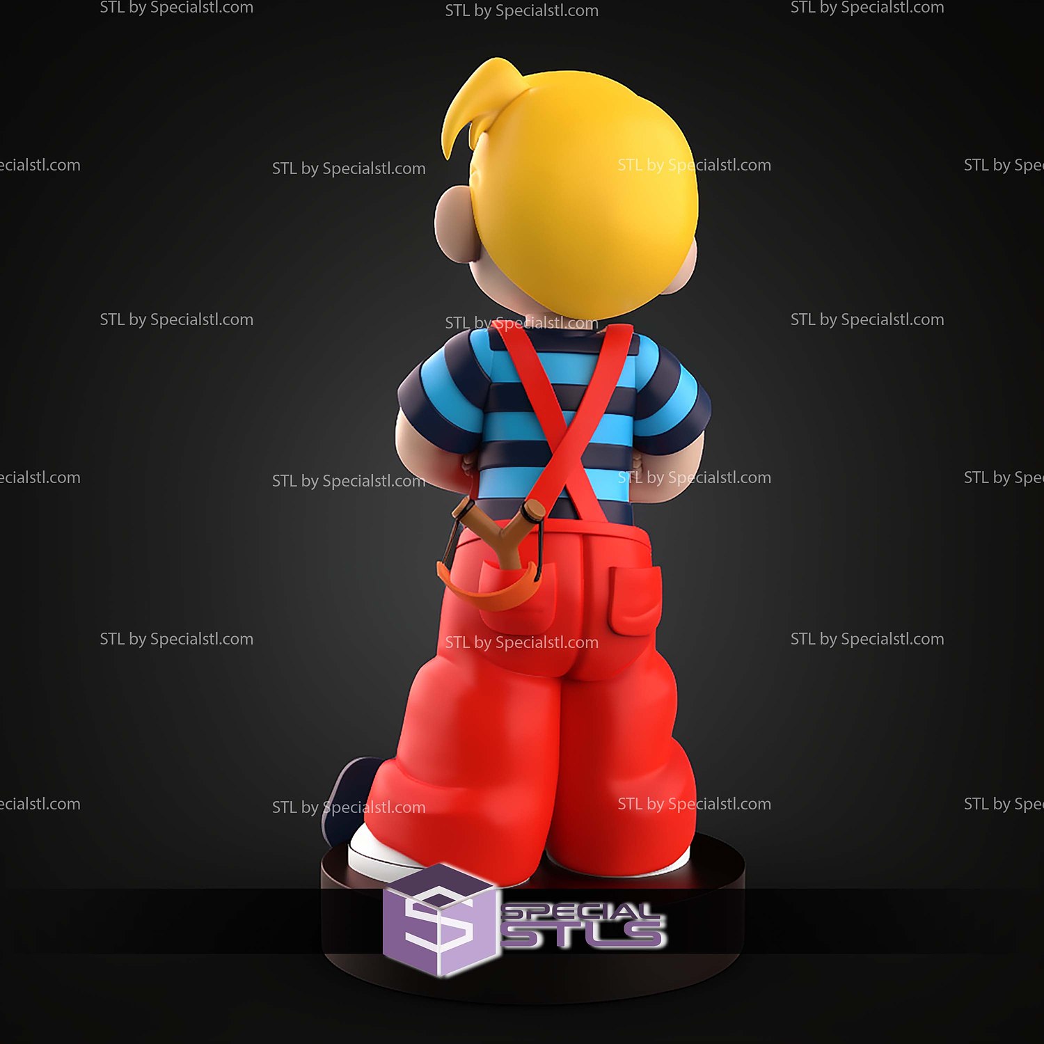 Dennis the Menace Comics STL Files 3D Model — view 6