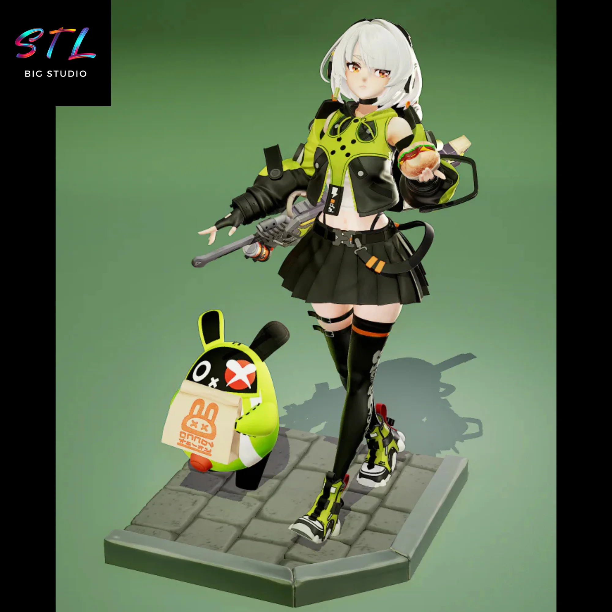 Anby Demara STL | Zenless Zone Zero | 3D Printing Figure Model