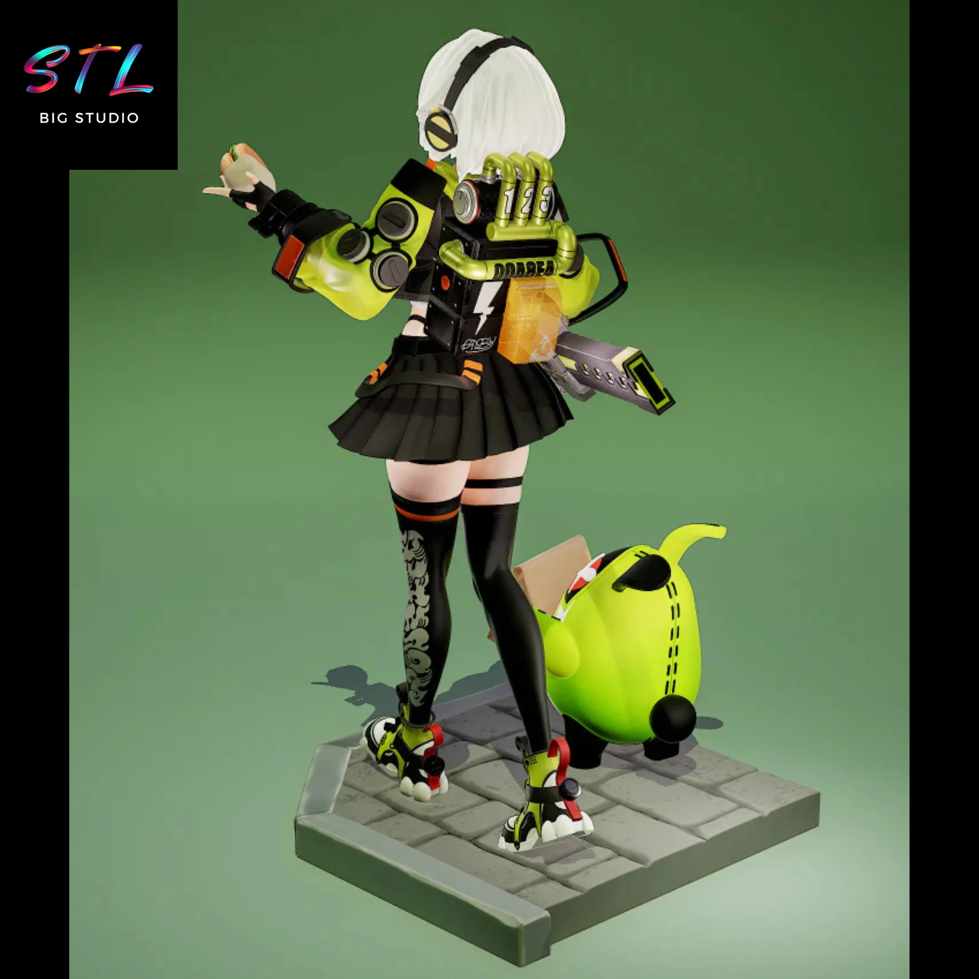 Anby Demara STL | Zenless Zone Zero | 3D Printing Figure Model — view 2