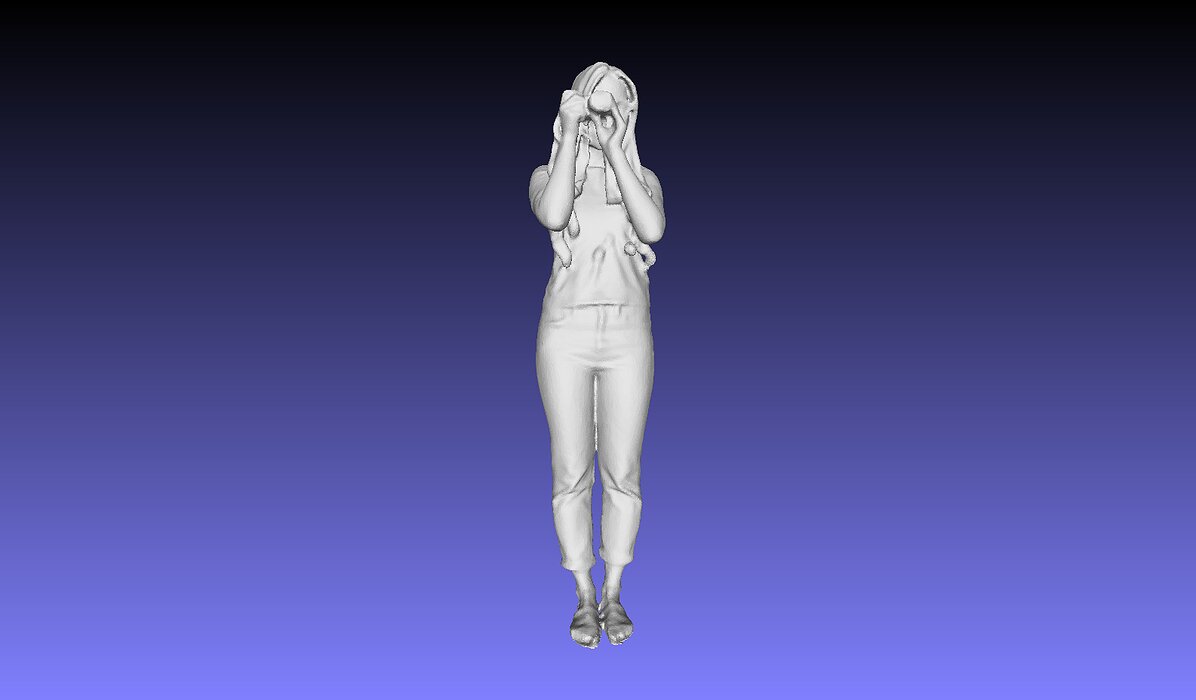 Printle B Femme 004 P 3D OBJ Model — view 4