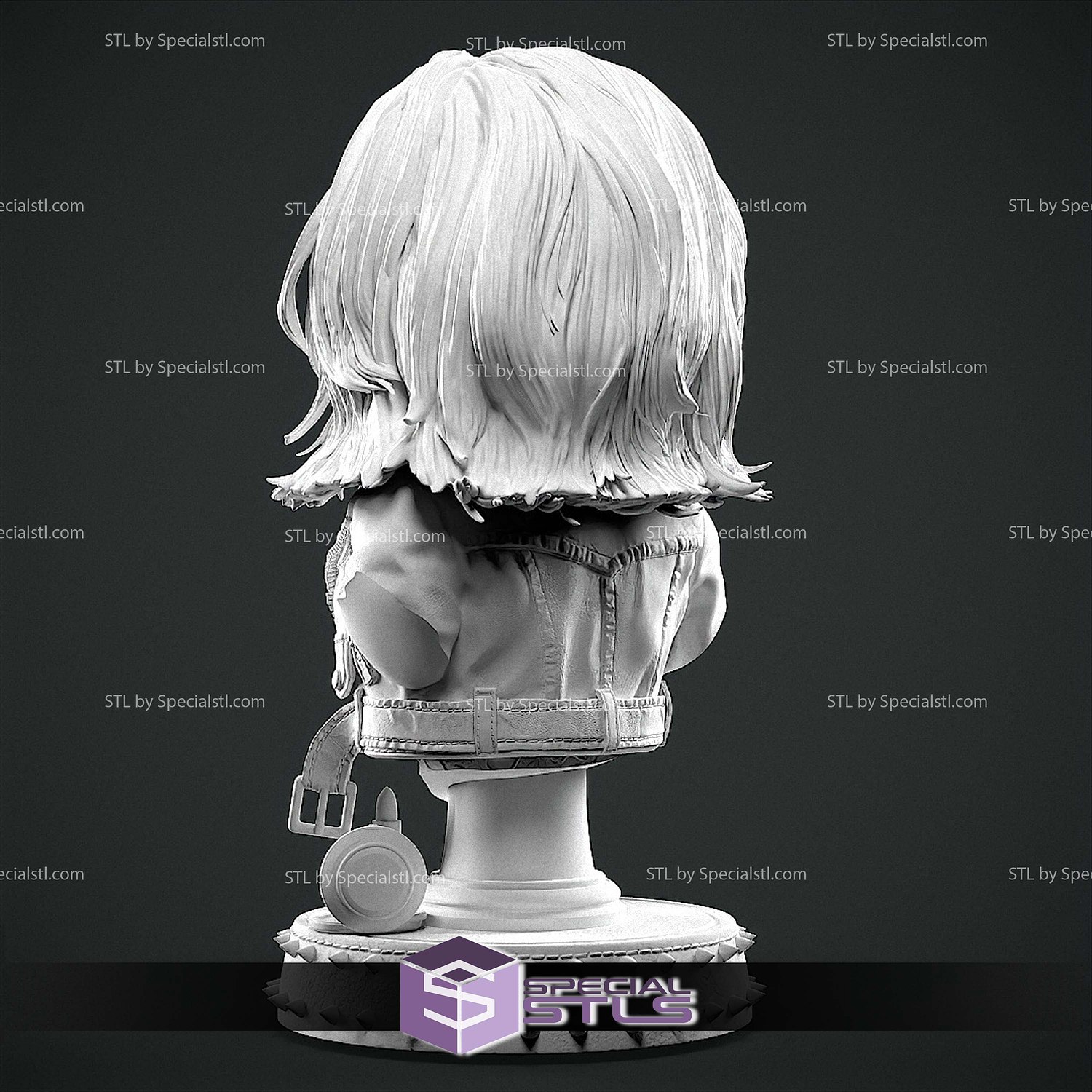Tiffany Bust Bride Of Chucky STL Files 3D Model — view 2