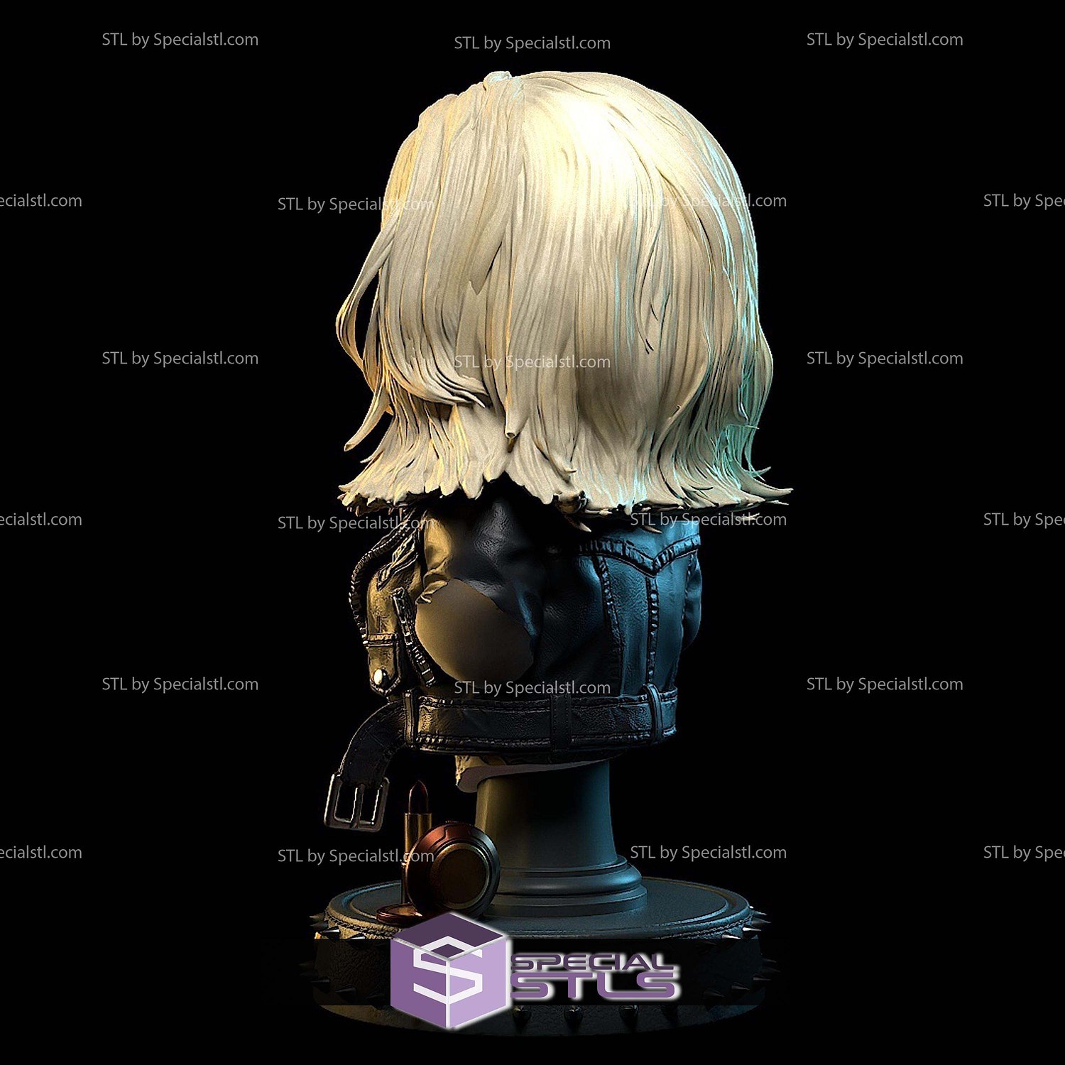 Tiffany Bust Bride Of Chucky STL Files 3D Model — view 4