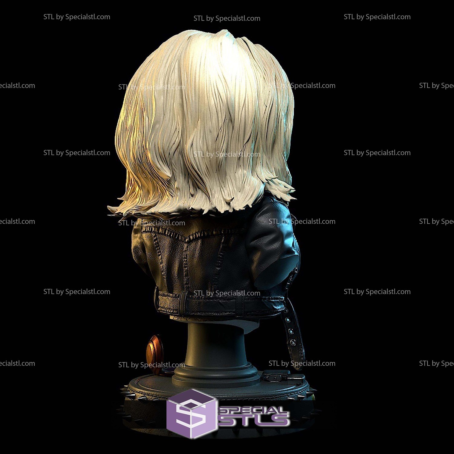 Tiffany Bust Bride Of Chucky STL Files 3D Model — view 5