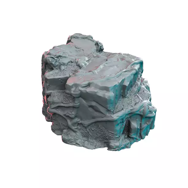 Cliffrock01 IX - Detailed Tabletop Figurine 3D STL Model