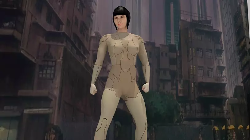 The Major Ghost in the shell Print v1 3D OBJ Model