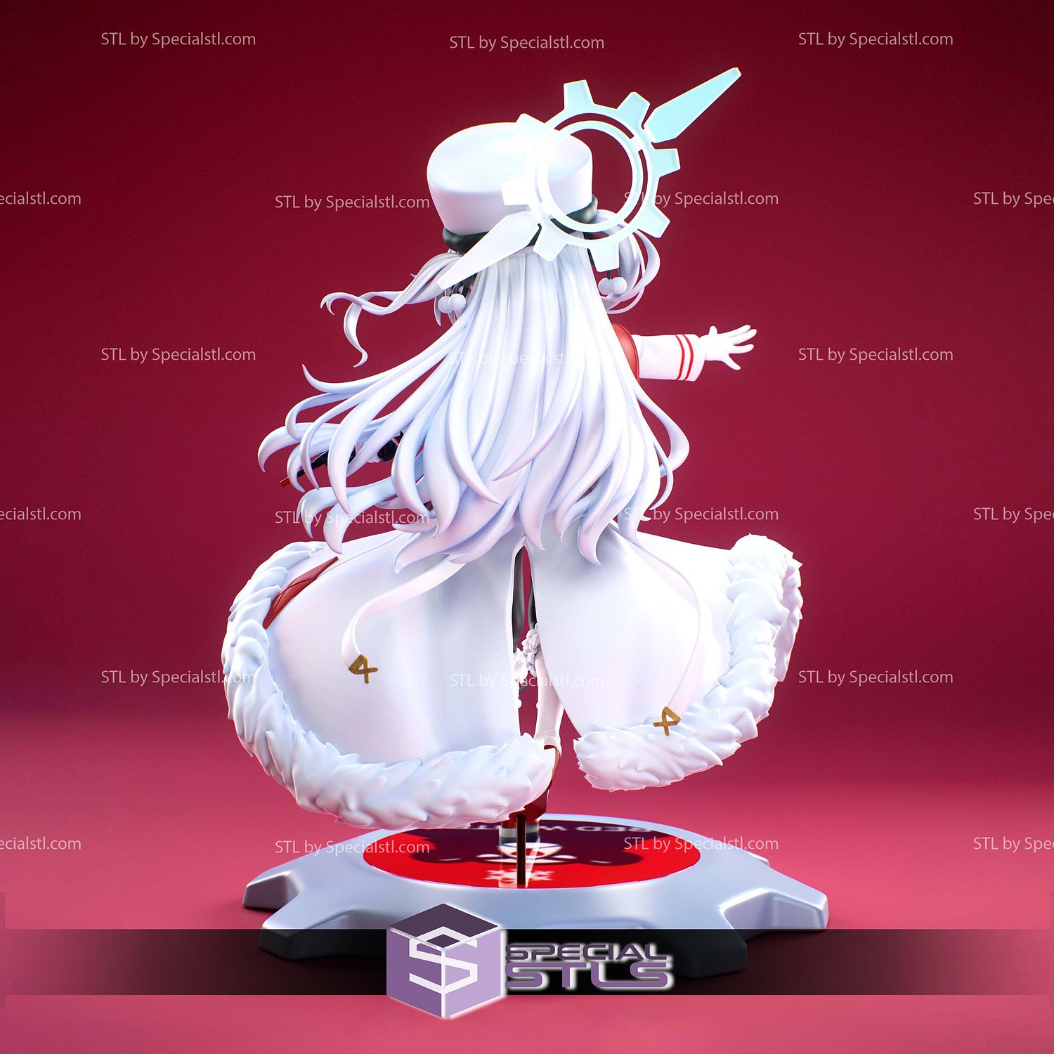 Renkawa Cherino Blue Archive 3D Printer Files STL Model — view 2