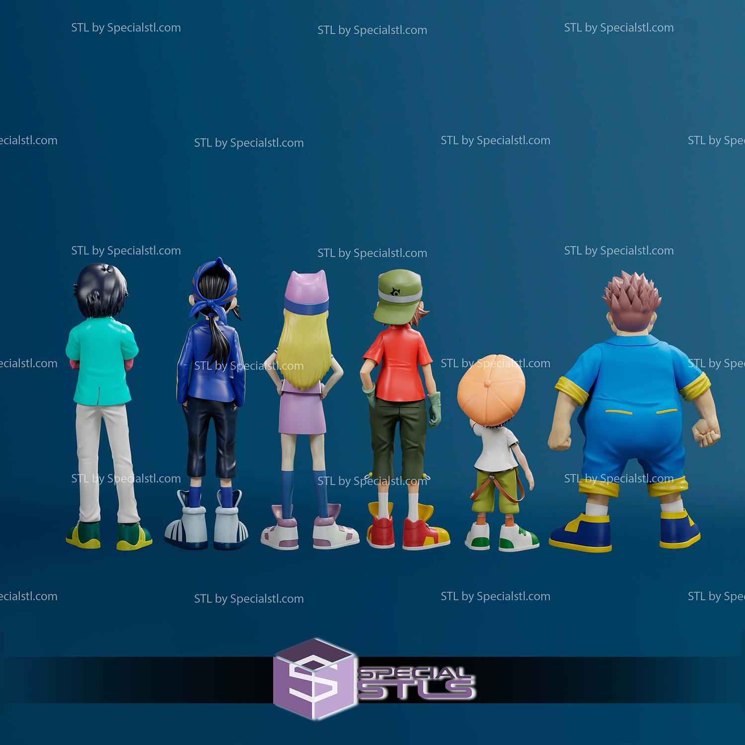 Digimon Frontier Character 3D Printer Files STL Model — view 2