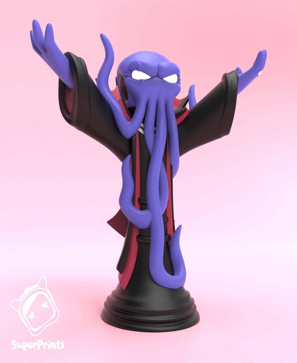 Mind Eater - Easy Multicolor FDM RPG Minis (No supports) 3D 3MF Model — view 2