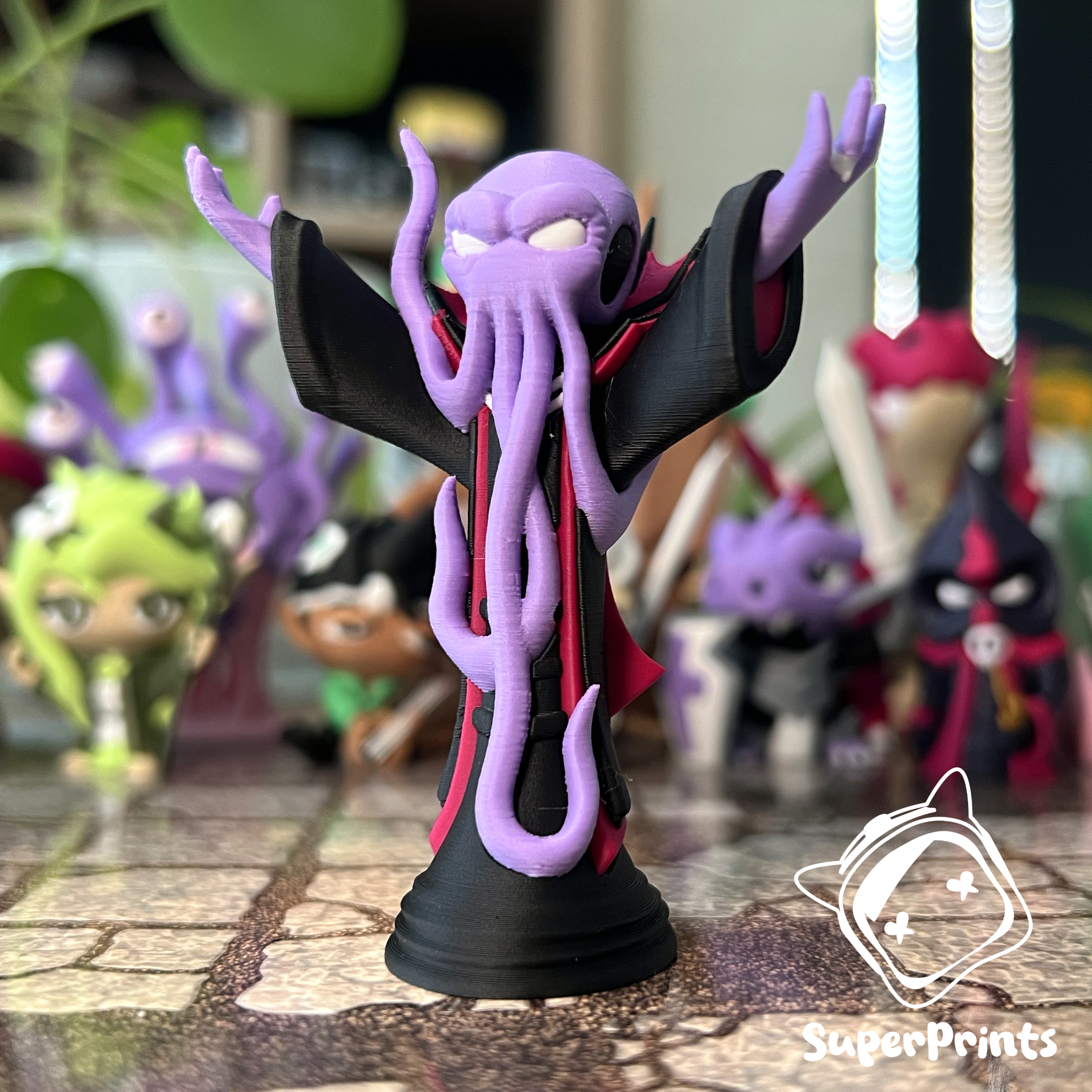 Mind Eater - Easy Multicolor FDM RPG Minis (No supports) 3D 3MF Model — view 3