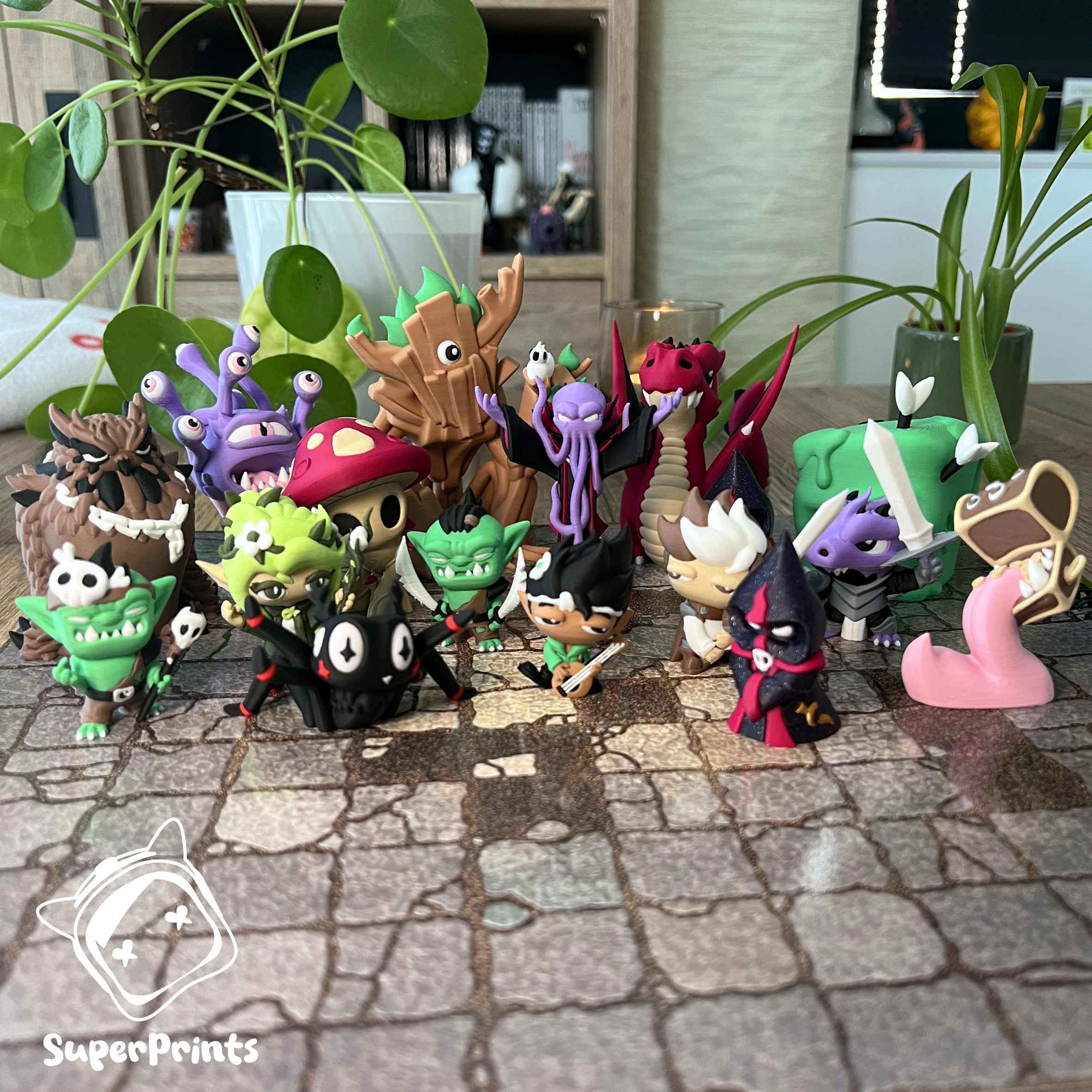 Mind Eater - Easy Multicolor FDM RPG Minis (No supports) 3D 3MF Model — view 4