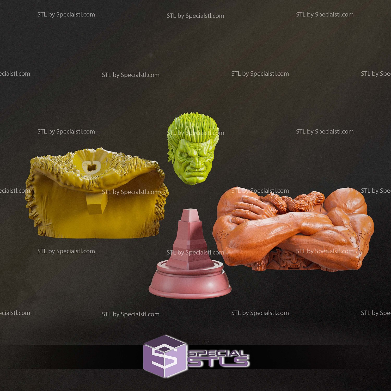 Zodd Berserk Bust STL Files 3D Model — view 5