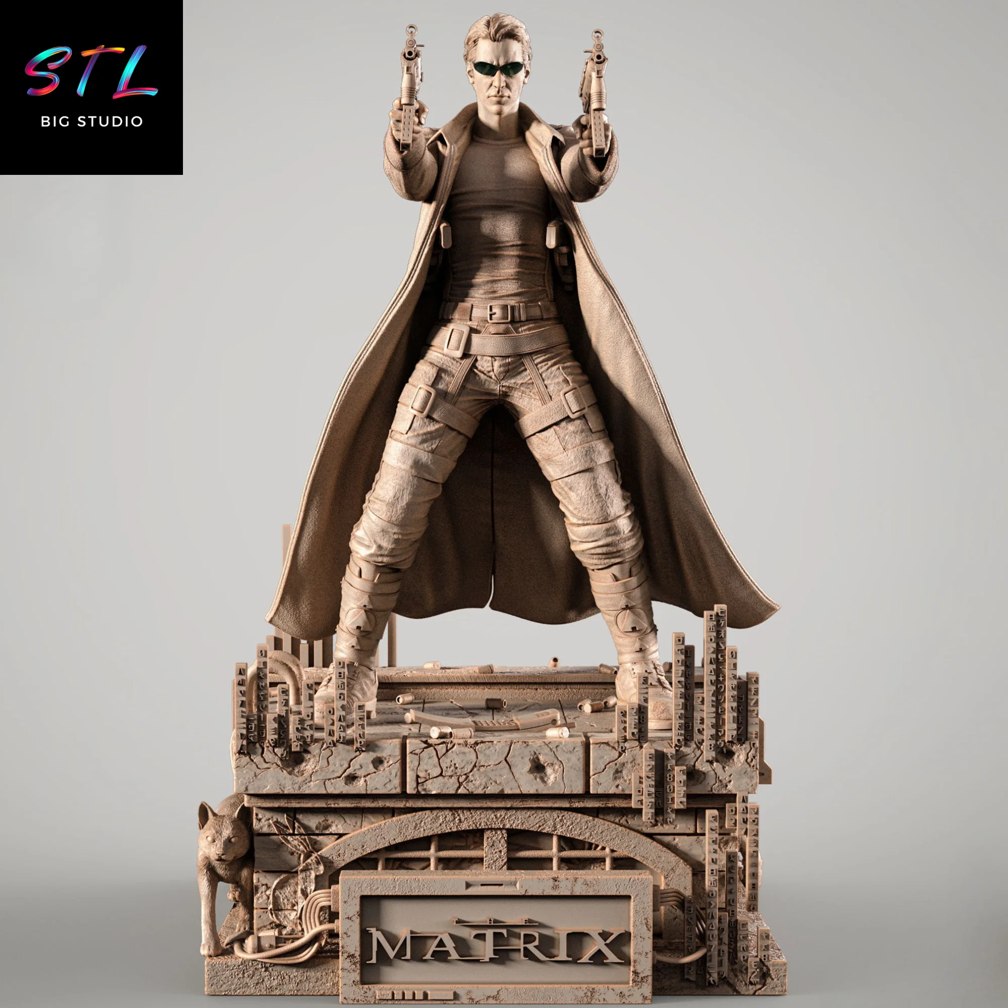 Neo STL | The Matrix | 3D Printable Figure Model