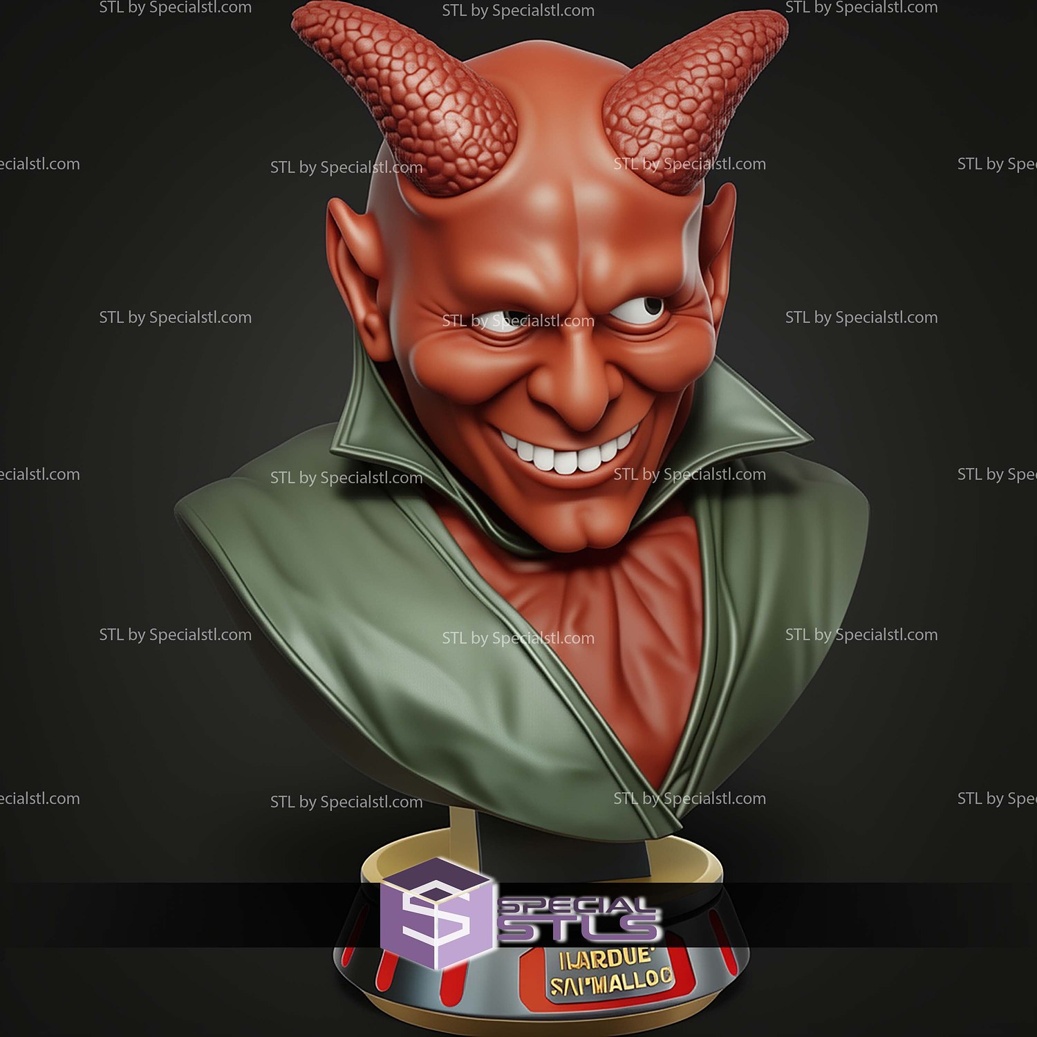 Basic STL Collection Kardue Bust 3D Model — view 2