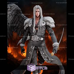 Sephiroth 1-8 Final Fantasy 3D Printer Files STL Model